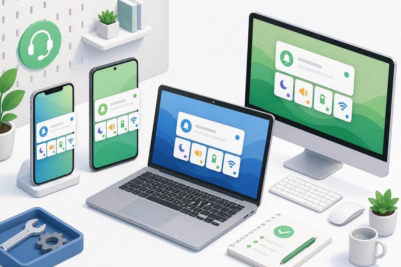 iPhone、Android、Windows和Mac的LINE通知排查清单