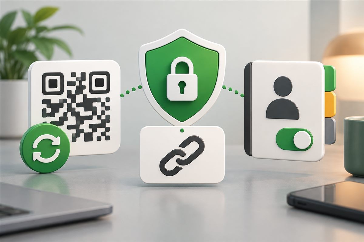 LINE二维码和邀请链接安全分享示意图
